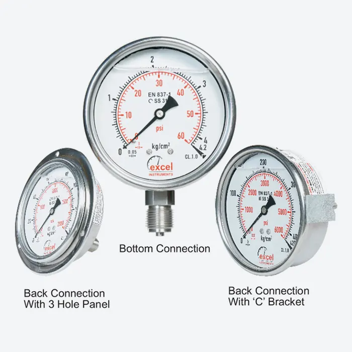 Excel Instruments | Pressure & Temperature Gauges Manufacturer India